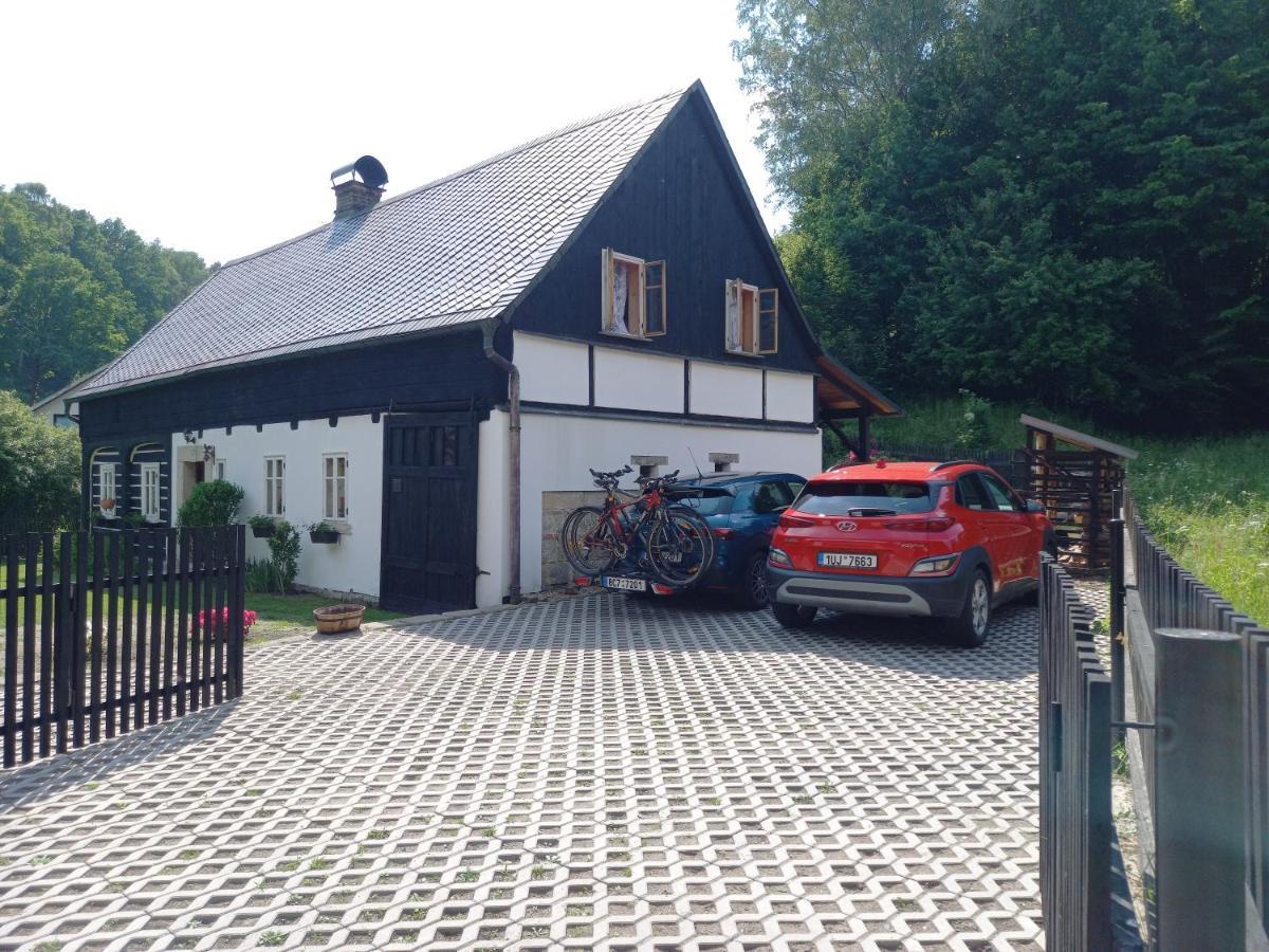 Medova Chaloupka Jetrichovice Ceske Svycarsko Villa Buitenkant foto