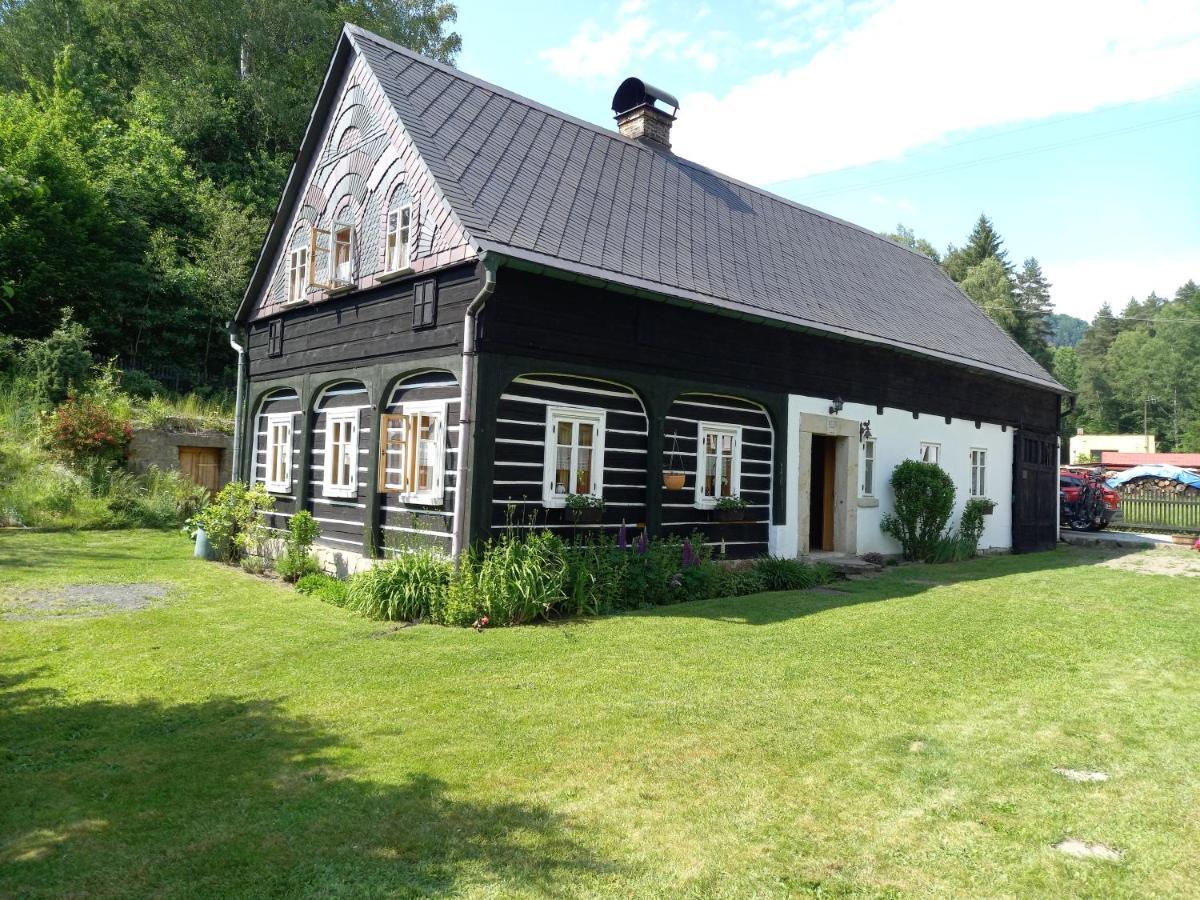 Medova Chaloupka Jetrichovice Ceske Svycarsko Villa Buitenkant foto